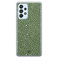 Casimoda Samsung Galaxy A33 siliconen hoesje - Green dots