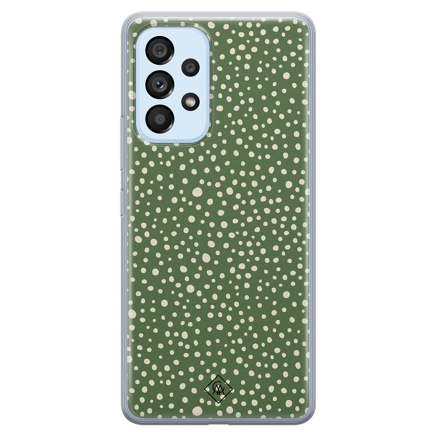 Samsung Galaxy A33 siliconen hoesje - Green dots