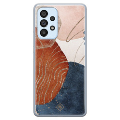 Casimoda Samsung Galaxy A33 siliconen hoesje - Abstract terracotta