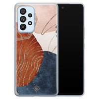 Casimoda Samsung Galaxy A33 siliconen hoesje - Abstract terracotta