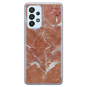 Casimoda Samsung Galaxy A33 siliconen hoesje - Marble sunkissed