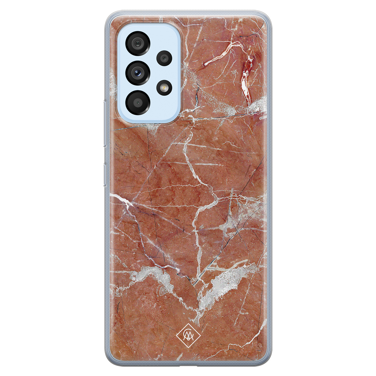 Samsung Galaxy A33 siliconen hoesje - Marble sunkissed