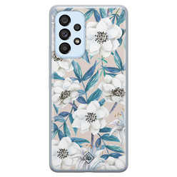 Casimoda Samsung Galaxy A33 siliconen hoesje - Touch of flowers