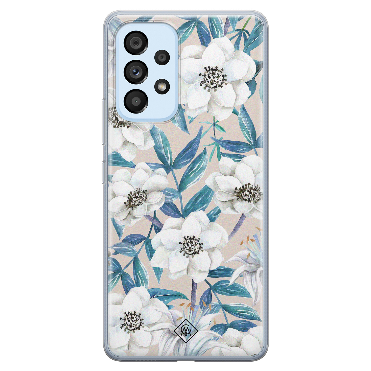 Samsung Galaxy A33 siliconen hoesje - Touch of flowers
