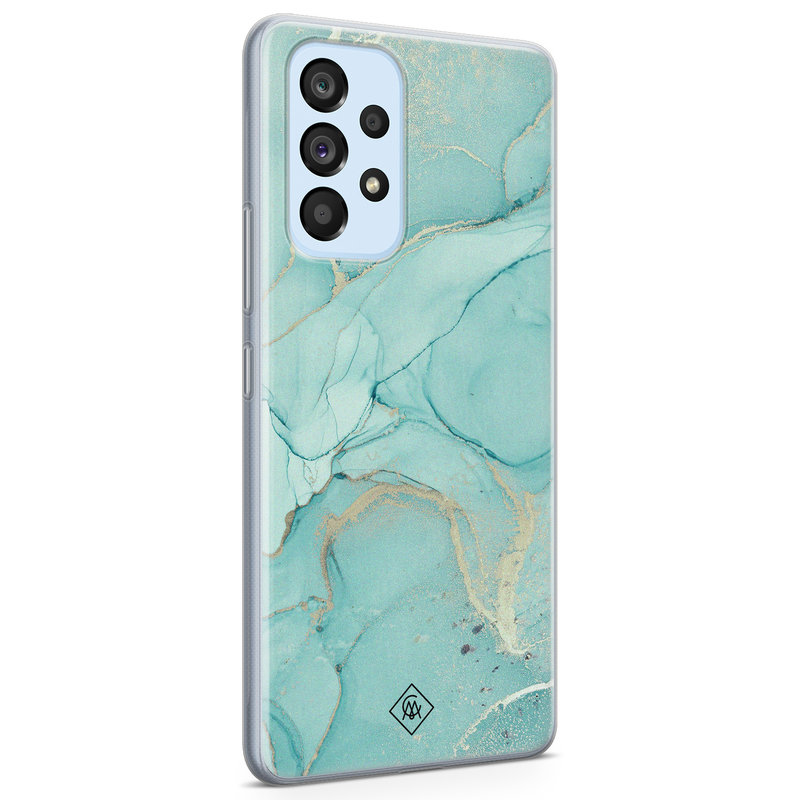 Casimoda Samsung Galaxy A33 siliconen hoesje - Touch of mint