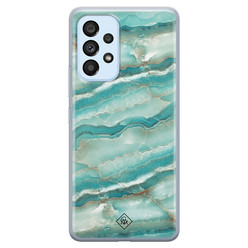 Casimoda Samsung Galaxy A33 siliconen hoesje - Mamer azuurblauw