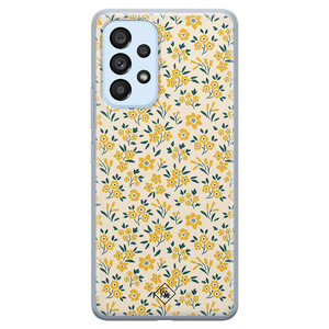 Casimoda Samsung Galaxy A33 siliconen hoesje - Yellow garden