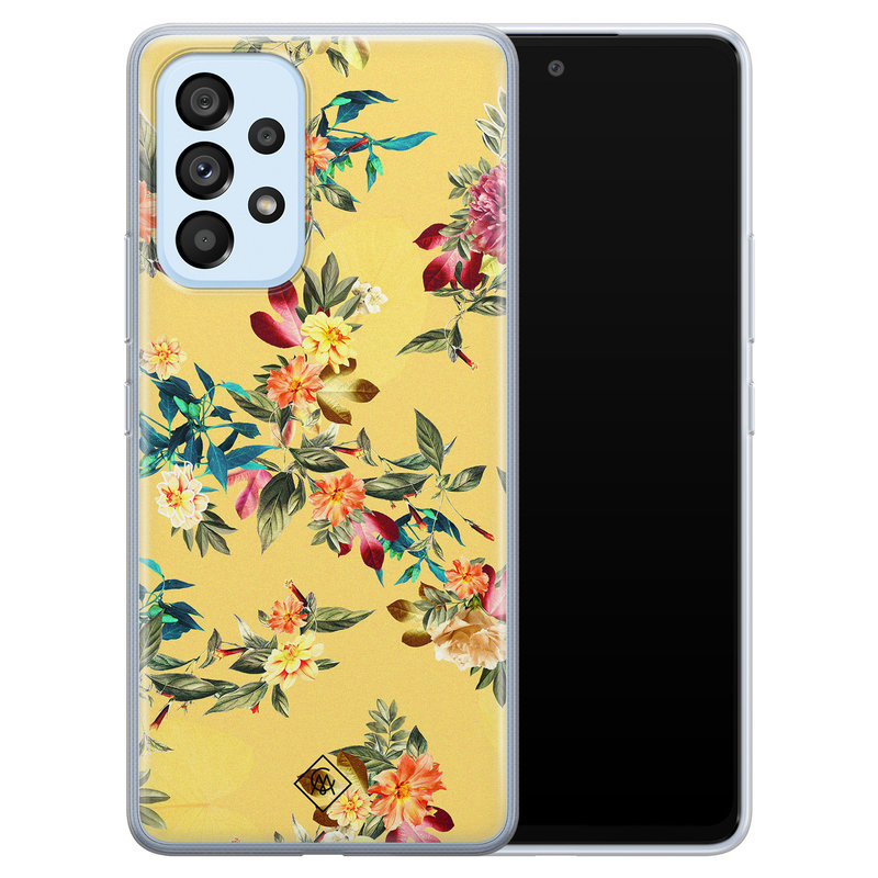 Casimoda Samsung Galaxy A33 siliconen hoesje - Floral days