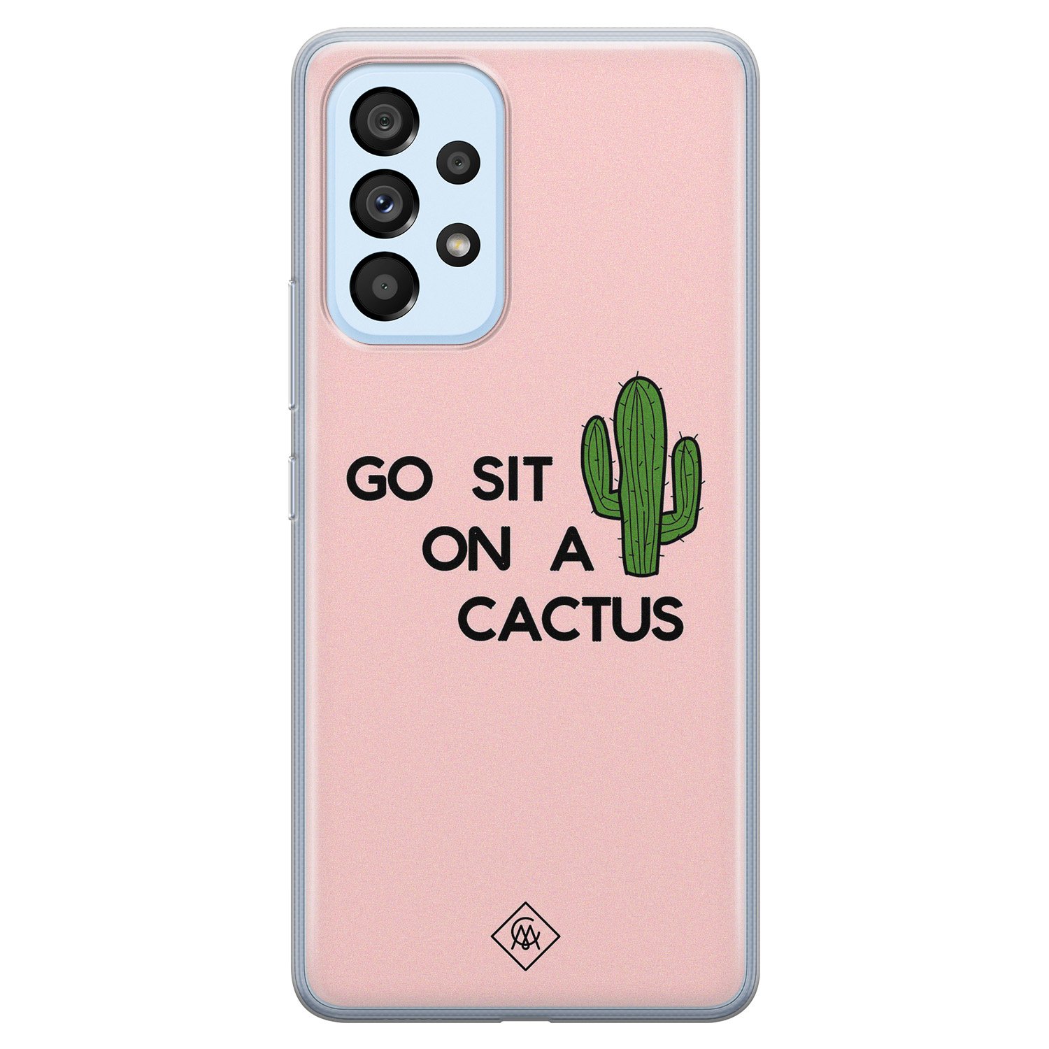 Samsung Galaxy A33 siliconen hoesje - Go sit on a cactus