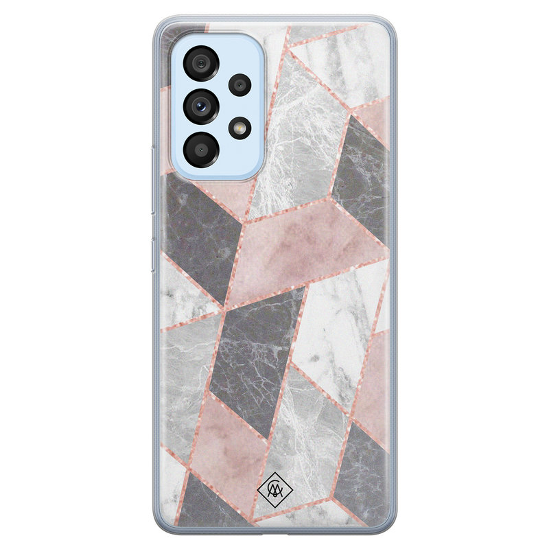 Casimoda Samsung Galaxy A33 siliconen hoesje - Stone grid