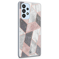 Casimoda Samsung Galaxy A33 siliconen hoesje - Stone grid