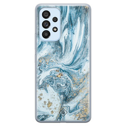 Casimoda Samsung Galaxy A33 siliconen hoesje - Marble sea