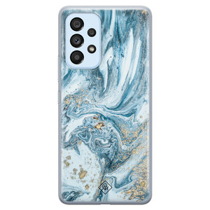 Casimoda Samsung Galaxy A33 siliconen hoesje - Marble sea