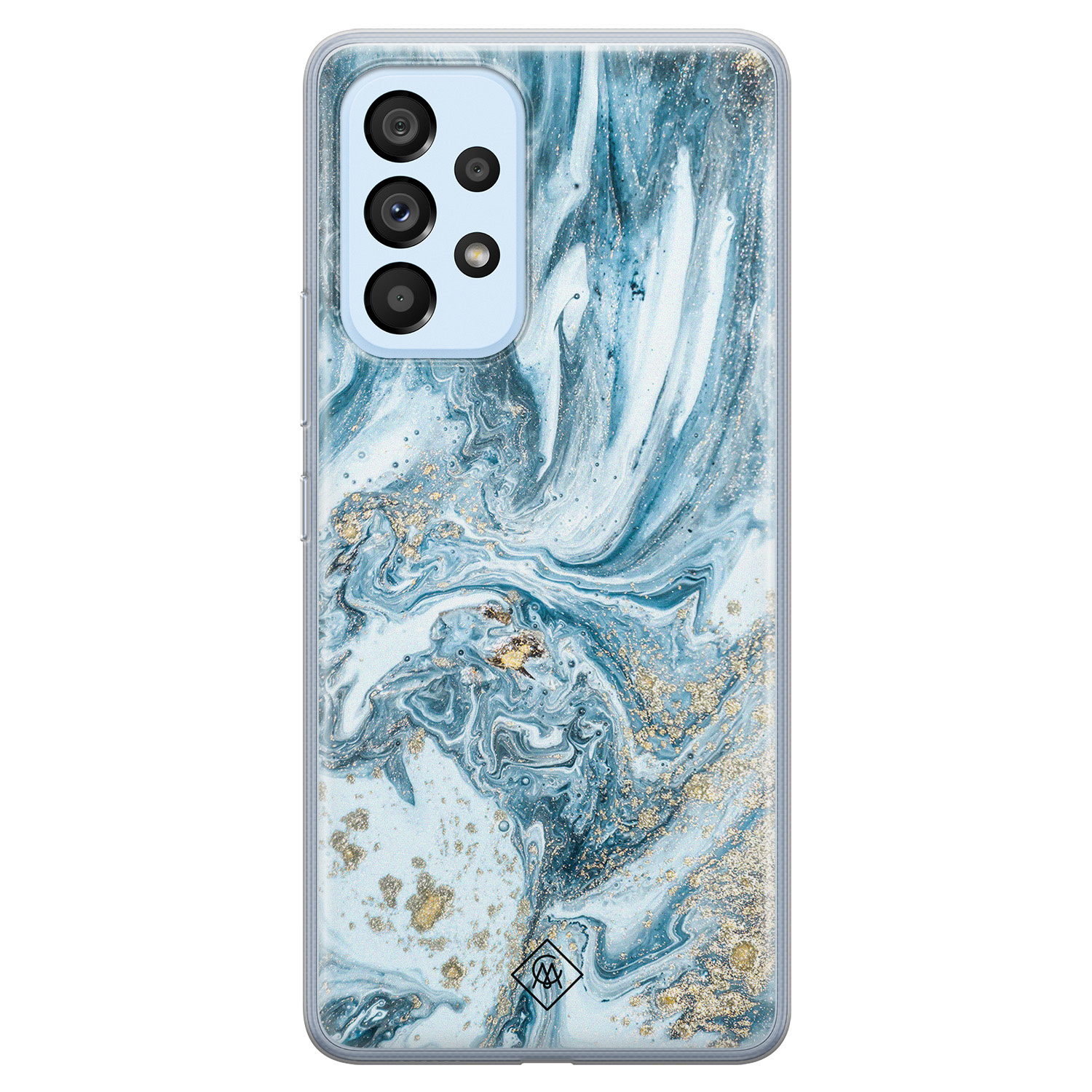 Samsung Galaxy A33 siliconen hoesje - Marble sea