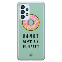 Casimoda Samsung Galaxy A33 siliconen hoesje - Donut worry