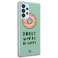 Casimoda Samsung Galaxy A33 siliconen hoesje - Donut worry