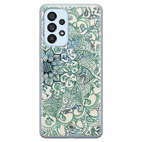 Casimoda Samsung Galaxy A33 siliconen hoesje - Mandala blauw