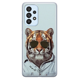 Casimoda Samsung Galaxy A33 siliconen hoesje - Tijger wild