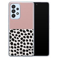 Casimoda Samsung Galaxy A33 siliconen hoesje - Pink dots