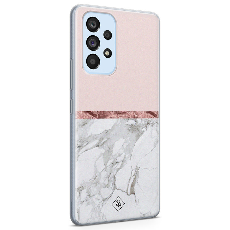 Casimoda Samsung Galaxy A33 siliconen hoesje - Rose all day