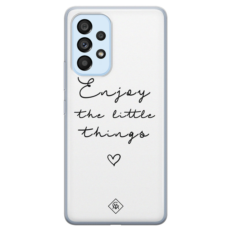 Casimoda Samsung Galaxy A33 siliconen hoesje - Enjoy life