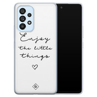 Casimoda Samsung Galaxy A33 siliconen hoesje - Enjoy life