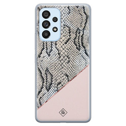 Casimoda Samsung Galaxy A33 siliconen hoesje - Snake print