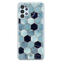 Casimoda Samsung Galaxy A13 4G siliconen hoesje - Blue cubes