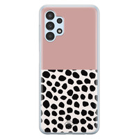 Casimoda Samsung Galaxy A13 4G siliconen hoesje - Pink dots