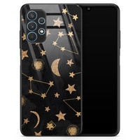 Casimoda Samsung Galaxy A32 4G glazen hardcase - Counting the stars