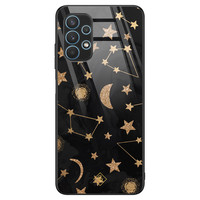 Casimoda Samsung Galaxy A32 5G glazen hardcase - Counting the stars