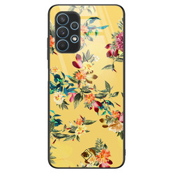 Casimoda Samsung Galaxy A32 5G glazen hardcase - Florals for days