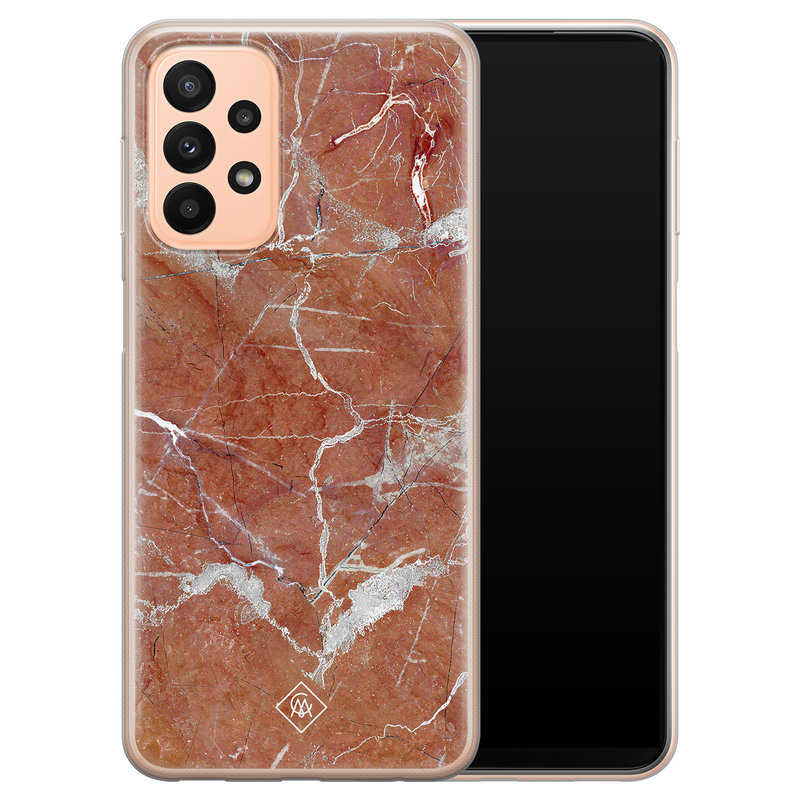 Casimoda Samsung Galaxy A23 siliconen hoesje - Marble sunkissed