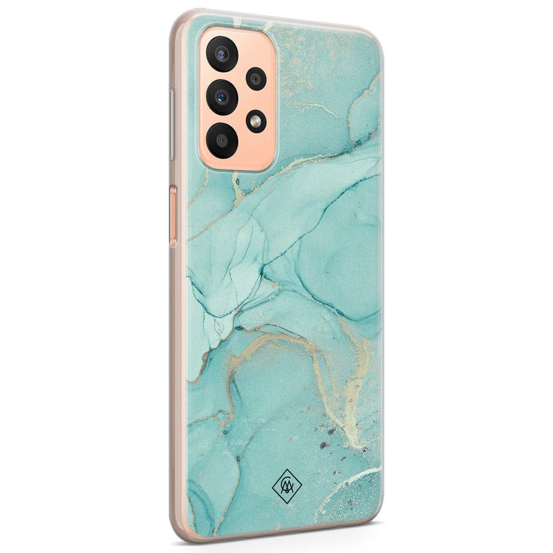 Casimoda Samsung Galaxy A23 siliconen hoesje - Touch of mint