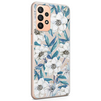 Casimoda Samsung Galaxy A23 siliconen hoesje - Touch of flowers