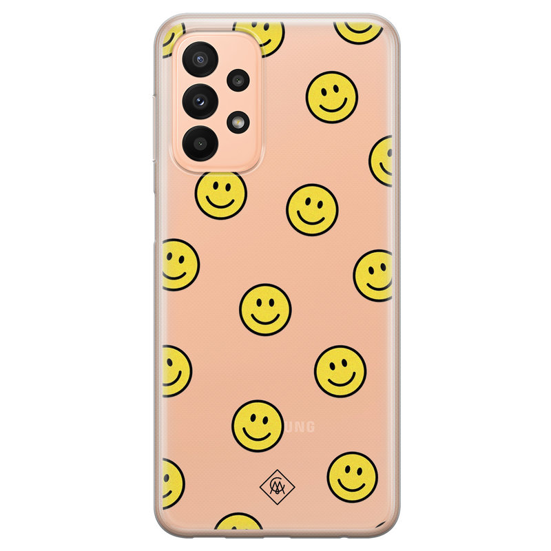 Casimoda Samsung Galaxy A23 siliconen hoesje - Smileys