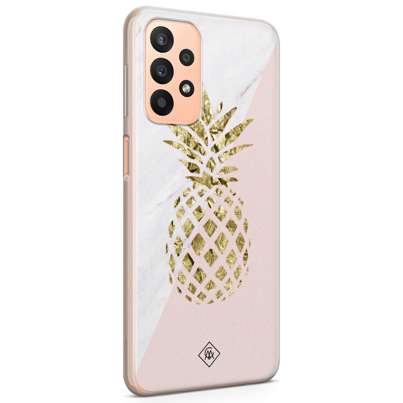 Casimoda Samsung Galaxy A23 siliconen hoesje - Ananas