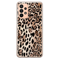 Casimoda Samsung Galaxy A23 siliconen hoesje - Golden wildcat