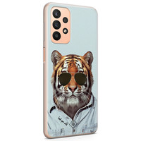 Casimoda Samsung Galaxy A23 siliconen hoesje - Tijger wild