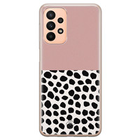Casimoda Samsung Galaxy A23 siliconen hoesje - Pink dots