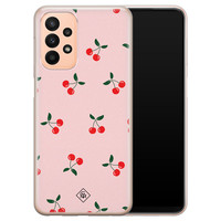 Casimoda Samsung Galaxy A23 siliconen hoesje - Kersjes