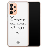 Casimoda Samsung Galaxy A23 siliconen hoesje - Enjoy life