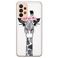 Casimoda Samsung Galaxy A23 siliconen hoesje - Giraffe