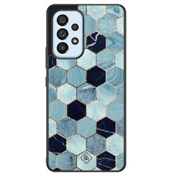 Casimoda Samsung Galaxy A53 hoesje - Blue cubes