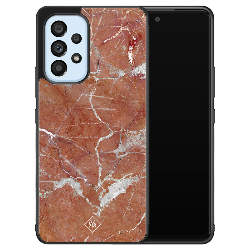 Casimoda Samsung Galaxy A53 hoesje - Marble sunkissed