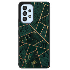 Casimoda Samsung Galaxy A53 hoesje - Abstract groen