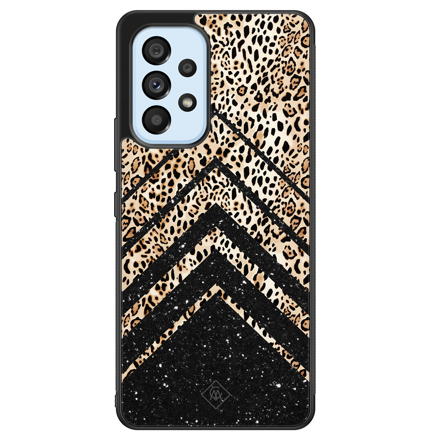 Samsung Galaxy A53 hoesje - Chevron luipaard