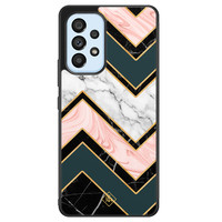 Casimoda Samsung Galaxy A53 hoesje - Marmer triangles