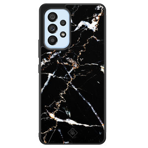 Casimoda Samsung Galaxy A33 hoesje - Marmer zwart