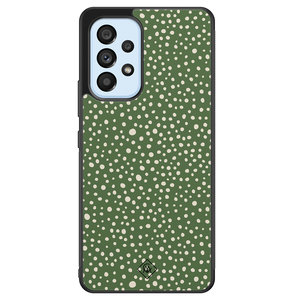 Casimoda Samsung Galaxy A33 hoesje - Green dots